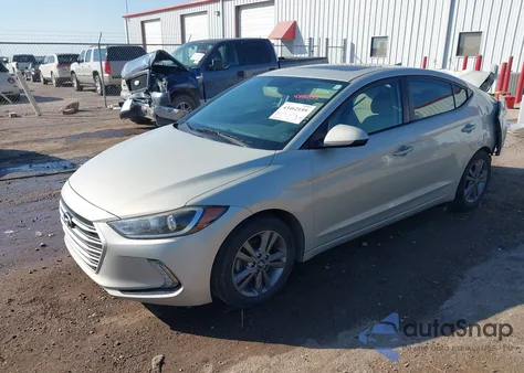 2017 Hyundai Elantra Value Edition из США, поврежденный, VIN KMHD84LF3HU363703